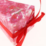 Maxbell 10 Pieces Triangle Design Candy Boxes Gift Boxes Wedding Favors Rose Red