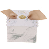 Maxbell 10 Pieces Candy Chocolate Gift Box Wedding Favor Boxes with Ribbon Decor B