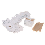 Maxbell 10 Pieces Candy Chocolate Gift Box Wedding Favor Boxes with Ribbon Decor B