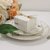 Maxbell 10 Pieces Candy Chocolate Gift Box Wedding Favor Boxes with Ribbon Decor B