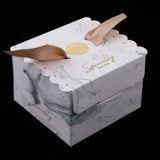 Maxbell 10 Pieces Candy Chocolate Gift Box Wedding Favor Boxes with Ribbon Decor B