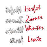 Maxbell DIY Metal Scrapbooking Cutting Dies Embossing Stencil Template Card Dutch