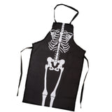 Maxbell Halloween Funny Aprons Kitchen Cooking Chef Costume Party Supplies Skeleton