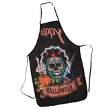 Maxbell Halloween Funny Aprons Kitchen Cooking Chef Costume Party Supplies Skull