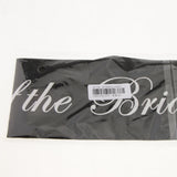 Maxbell Mother of the Bride Stain Sash Bridal Shower Wedding Supplies Black White