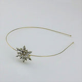 Maxbell Women's Wedding Crystal Bridal Crown Headband Tiara Headdress Golden B