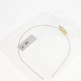 Maxbell Women's Wedding Crystal Bridal Crown Headband Tiara Headdress Golden B