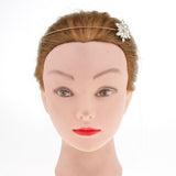 Maxbell Women's Wedding Crystal Bridal Crown Headband Tiara Headdress Golden B
