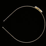 Maxbell Women's Wedding Crystal Bridal Crown Headband Tiara Headdress Golden B