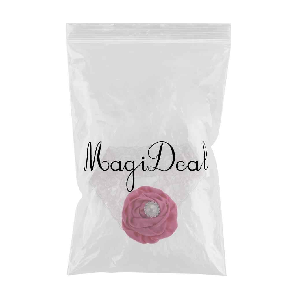 Maxbell Infant Toddler Baby Flower Headband Newborn Hair Band Girl Gift  Rose