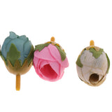 Maxbell Silk Flower Head Buds DIY Craft Wedding Headband Clip Decor  Multi-color