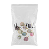 Maxbell Silk Flower Head Buds DIY Craft Wedding Headband Clip Decor  Multi-color