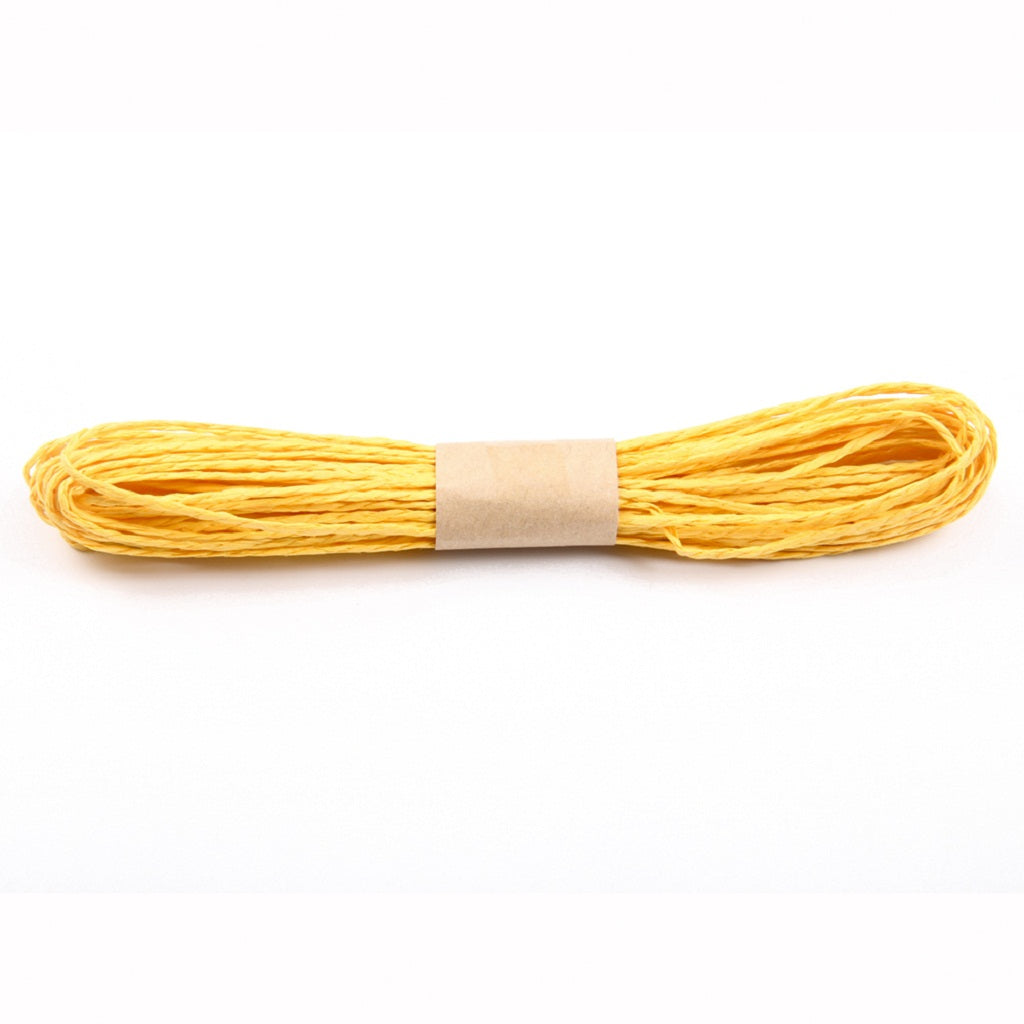 Maxbell 10 Bundles Paper String Cord Twine Rope DIY Craft 10 Meters  Yellow