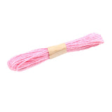Maxbell 10 Bundles Paper String Cord Twine Rope DIY Craft 10 Meters  Pink