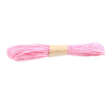 Maxbell 10 Bundles Paper String Cord Twine Rope DIY Craft 10 Meters  Pink