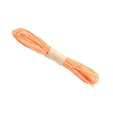 Maxbell 10 Bundles Paper String Cord Twine Rope DIY Craft 10 Meters  Orange