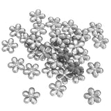 Maxbell 200 Pieces DIY Flower Petal Beads Crafts Jewelry Clothes Decor 18mm White