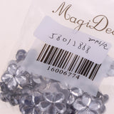 Maxbell 200 Pieces DIY Flower Petal Beads Crafts Jewelry Clothes Decor 18mm White