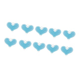 Maxbell Lovely Peach Heart Sign DIY Charm Pendant Decor For Women Girls Bule