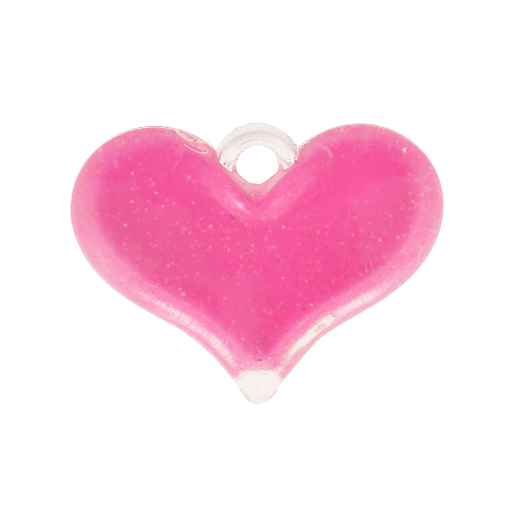 Maxbell Lovely Peach Heart Sign DIY Charm Pendant Decor For Women Girls Pink