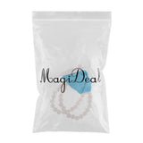 Maxbell Artificial Bridal Wrist Pearls Corsage Hand Flowers Bracelets Azure