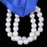 Maxbell Artificial Bridal Wrist Pearls Corsage Hand Flowers Bracelets Royalblue