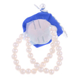 Maxbell Artificial Bridal Wrist Pearls Corsage Hand Flowers Bracelets Royalblue