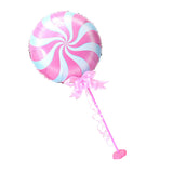 Maxbell Windmill Foil Balloon Kit Stick Stand Base Pole Wedding Party Decor Pink