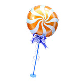 Maxbell Windmill Foil Balloon Kit Stick Stand Base Pole Wedding Party Decor Orange
