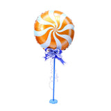Maxbell Windmill Foil Balloon Kit Stick Stand Base Pole Wedding Party Decor Orange