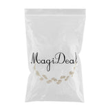 Maxbell Korean Waved Wedding Rhinestone Hairband Bridal Hair Accessories Gold