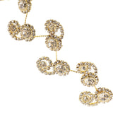 Maxbell Korean Waved Wedding Rhinestone Hairband Bridal Hair Accessories Gold