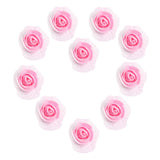 Maxbell 100pcs Artificial Foam Rose Head Flowers Wedding Home DIY Craft Decor Pink