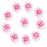 Maxbell 100pcs Artificial Foam Rose Head Flowers Wedding Home DIY Craft Decor Pink
