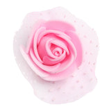 Maxbell 100pcs Artificial Foam Rose Head Flowers Wedding Home DIY Craft Decor Pink