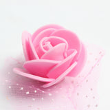 Maxbell 100pcs Artificial Foam Rose Head Flowers Wedding Home DIY Craft Decor Pink
