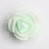 Maxbell 100pcs Artificial Foam Rose Head Flowers Wedding Home DIY Craft Decor Light Green