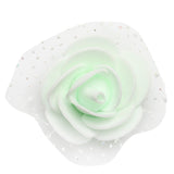 Maxbell 100pcs Artificial Foam Rose Head Flowers Wedding Home DIY Craft Decor Light Green