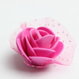 Maxbell 100pcs Artificial Foam Rose Head Flowers Wedding Home DIY Craft Decor Rose Red