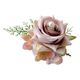 Maxbell Romantic Rose Flower Wrist Corsage Wedding Bride Bridesmaid Gift Light Pink