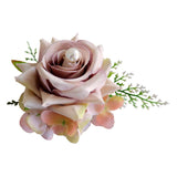 Maxbell Romantic Rose Flower Wrist Corsage Wedding Bride Bridesmaid Gift Light Pink