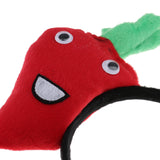 Maxbell Kids Girls Cute Plush Carrot Headband Party Game Props Fancy Dress Red