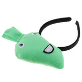 Maxbell Kids Girls Cute Plush Carrot Headband Party Game Props Fancy Dress Green