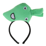 Maxbell Kids Girls Cute Plush Carrot Headband Party Game Props Fancy Dress Green