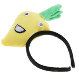 Maxbell Kids Girls Cute Plush Carrot Headband Party Game Props Fancy Dress Yellow