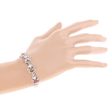 Maxbell Shiny Crystal Diamond Bracelet Woman Girls Charm Bangle Bracelet Jewelry #7