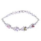 Maxbell Shiny Crystal Diamond Bracelet Woman Girls Charm Bangle Bracelet Jewelry #7