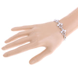 Maxbell Shiny Crystal Diamond Bracelet Woman Girls Charm Bangle Bracelet Jewelry #4