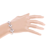 Maxbell Shiny Crystal Diamond Bracelet Woman Girls Charm Bangle Bracelet Jewelry #4