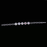 Maxbell Shiny Crystal Diamond Bracelet Woman Girls Charm Bangle Bracelet Jewelry #6